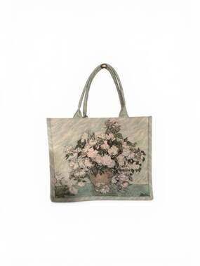 Vincent Van Gogh The Master's Series Roses in a Vase Multi-Purpose Tote Bag